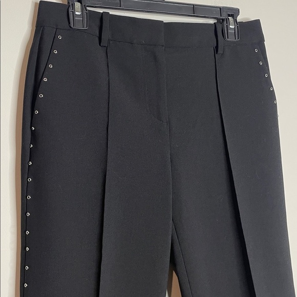Rag & Bone | Women’s Black Cosette Stud Detail Pant Size 4 Wool Blend - Picture 4 of 10